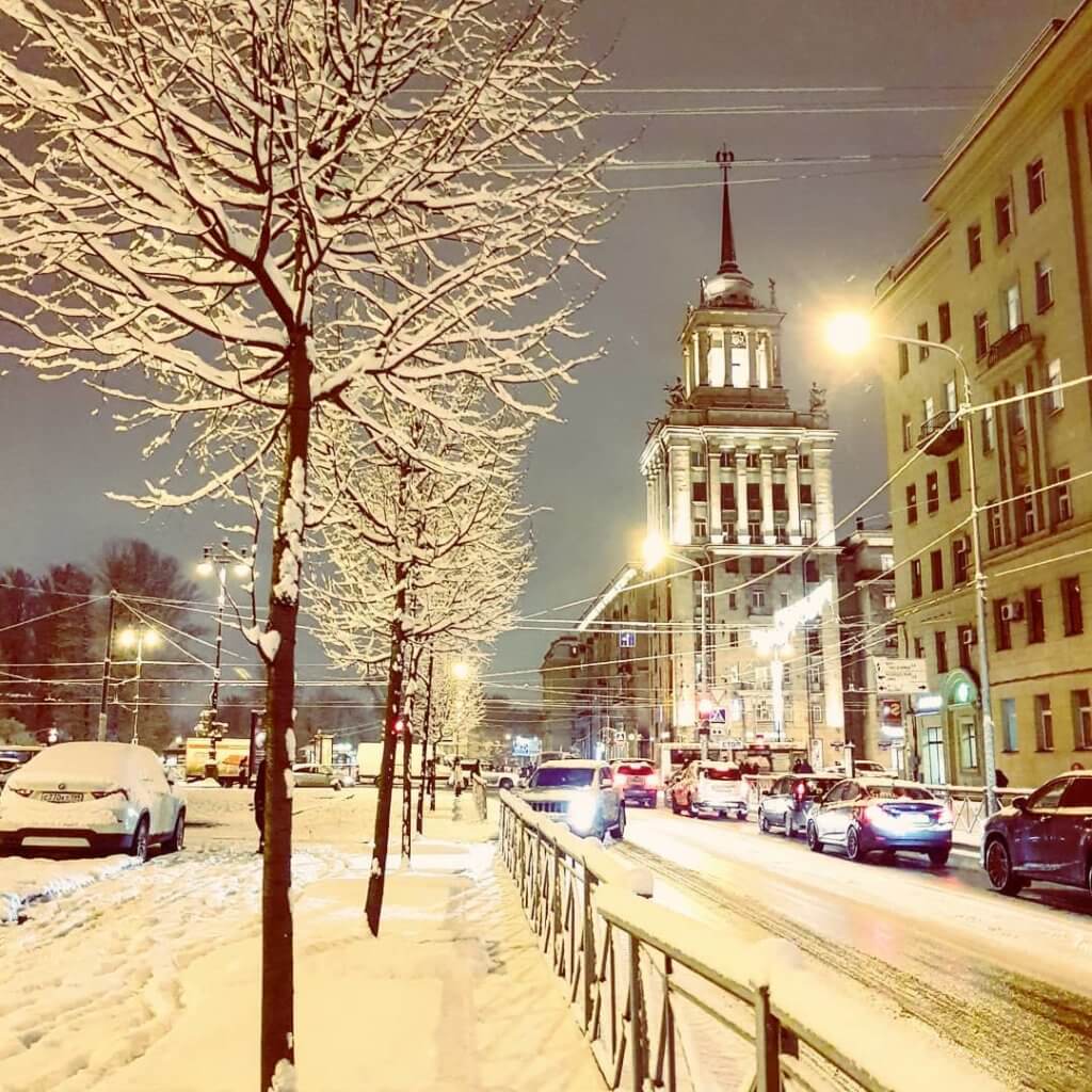 Winter in St Petersburg, Moskovsky district