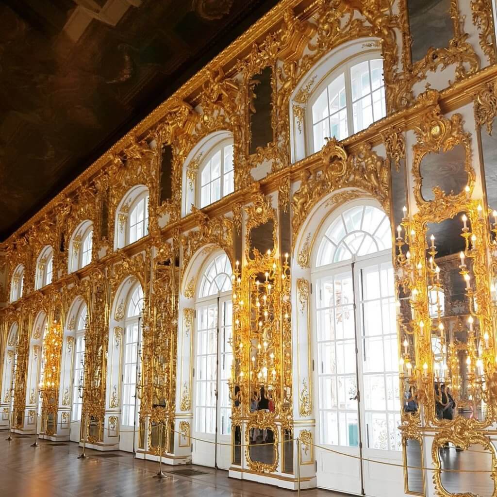 Catherine's Palace grand hall ballroom