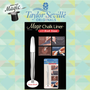 Taylor Seville Magic Chalk Liner White with Brush Eraser - REFILL