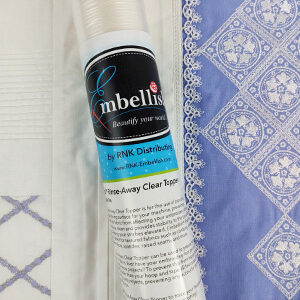 Embellish Rinse Away Clear Topper