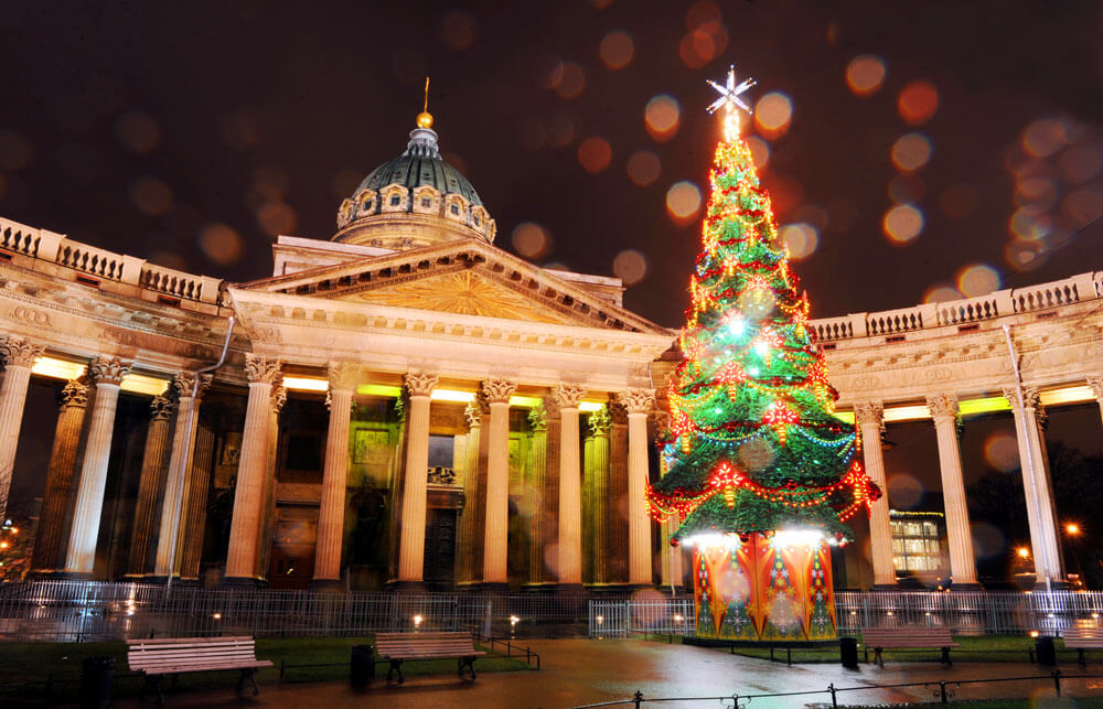 Crhistmas and New Year in St. Petersburg 2018