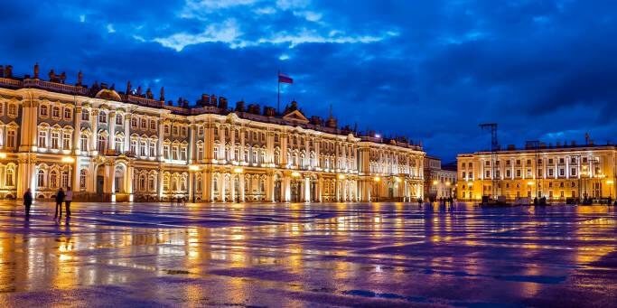 Night at Museum in St.Petersburg 2018