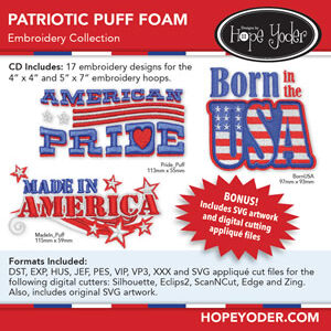 Patriotic Puff Foam