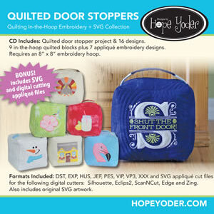 Quilted Door Stoppers