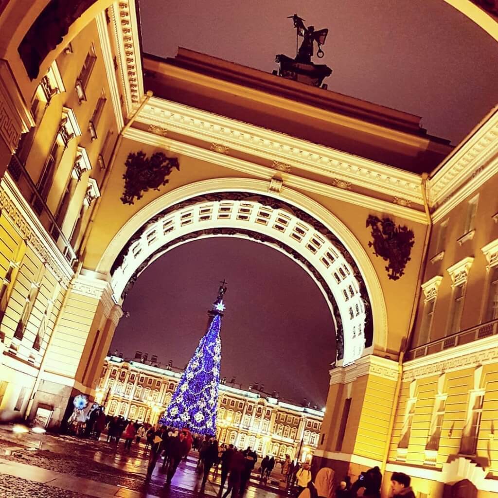 Christmas feeling in Saint-Petersburg