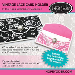Vintage Lace Card Holder