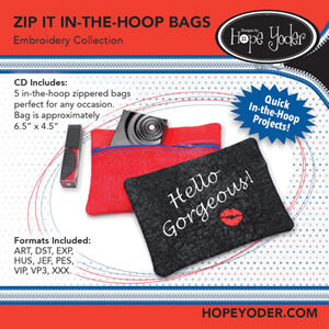 Zip It In the Hoop Bags